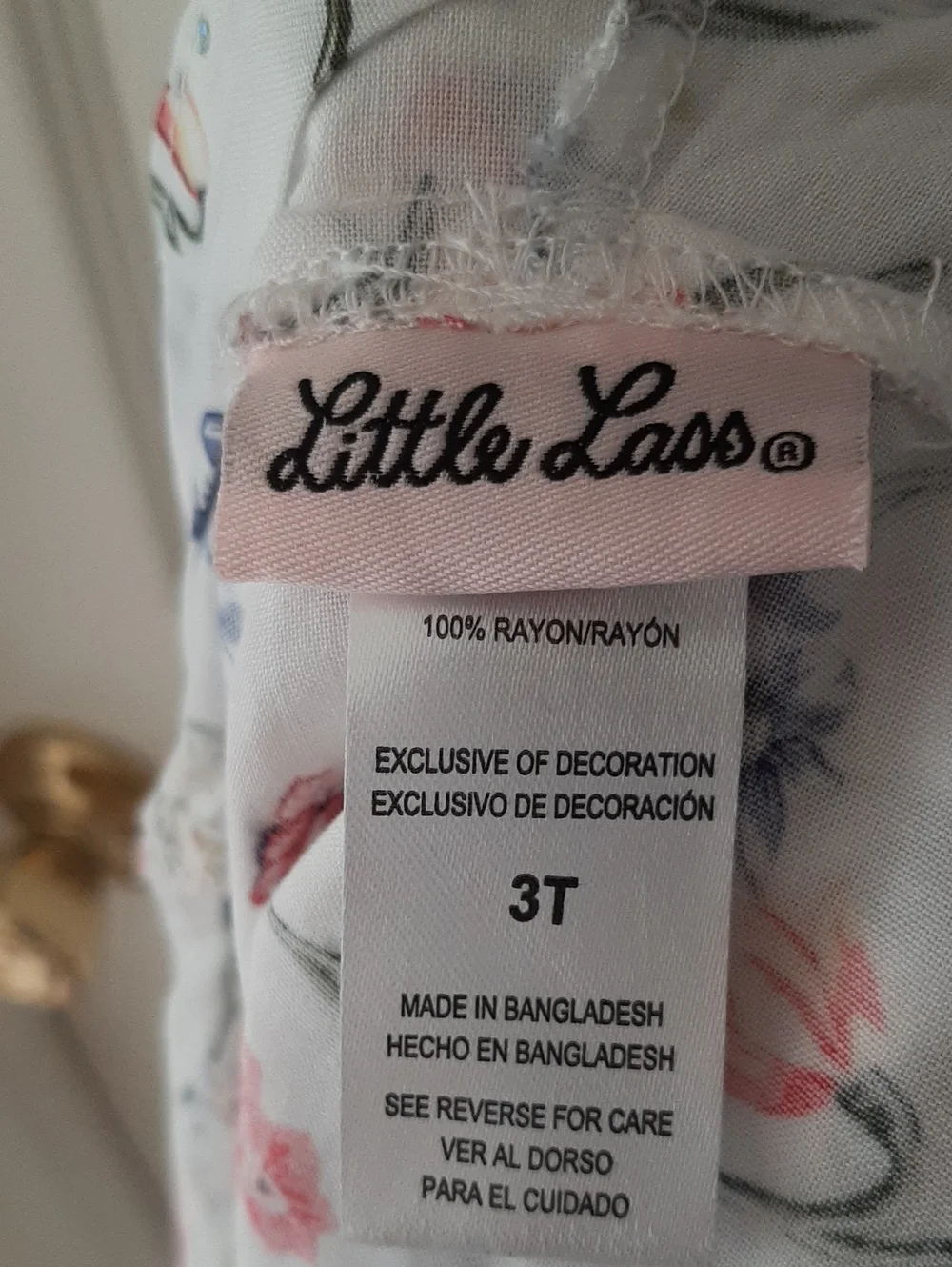 Little Lass 3 Piece Butterfly Design 3T - Picture 9 of 10